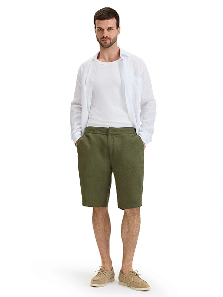 Шорты мужские casual, цвет хаки, фото 1