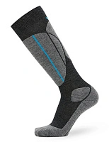 Термоноски женские ВЫСОКИЕ серии SPORT WOOL Антрацит + серый