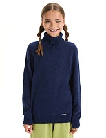Cвитер Cashmere&Merino blend подростковый Темно-синий