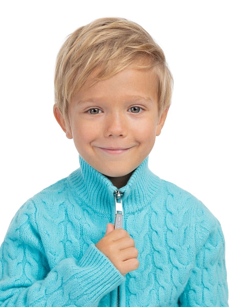 Кофта на молнии Super Fine Merino Wool, фото 5