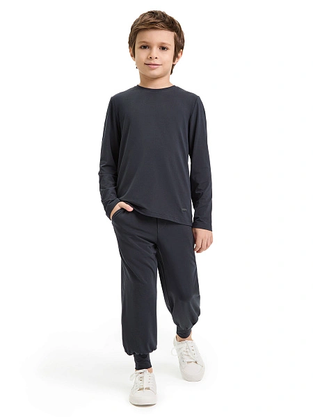 Брюки серии Bamboo для мальчика, цвет темно-серый, фото 1