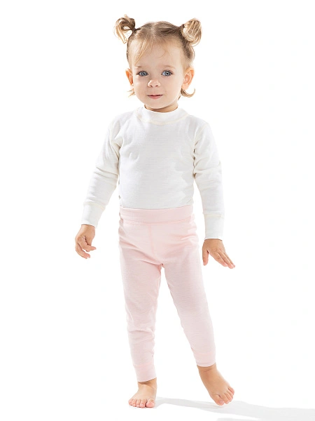 Термобелье штанишки детские SOFT. Знак Woolmark, цвет розовый, фото 1