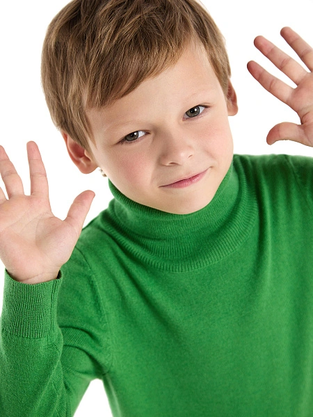Свитер Cash Touch детский для мальчиков, цвет зеленый, фото 3