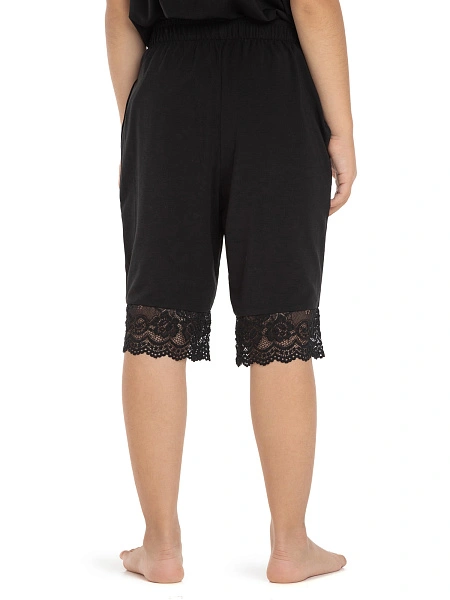 Шорты Bamboo для девочки-подростка, цвет черный, фото 4