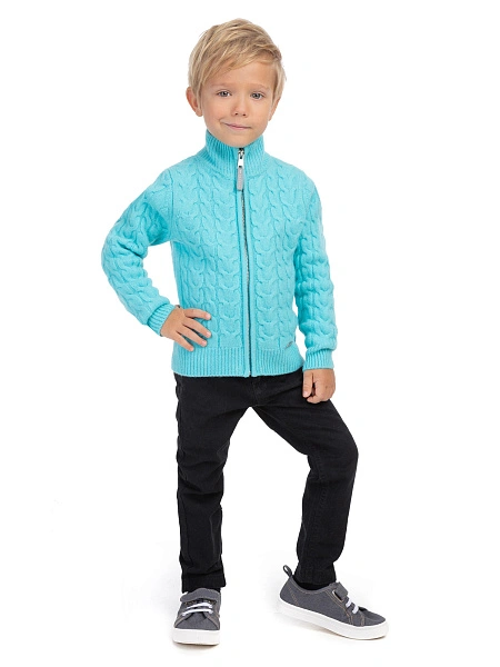 Кофта на молнии Super Fine Merino Wool, фото 2