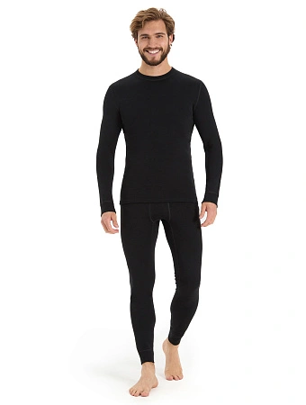 Комплект термобелья мужской Island Cup для охоты, рыбалки и активного отдыха больших размеров, цвет черный, фото 1