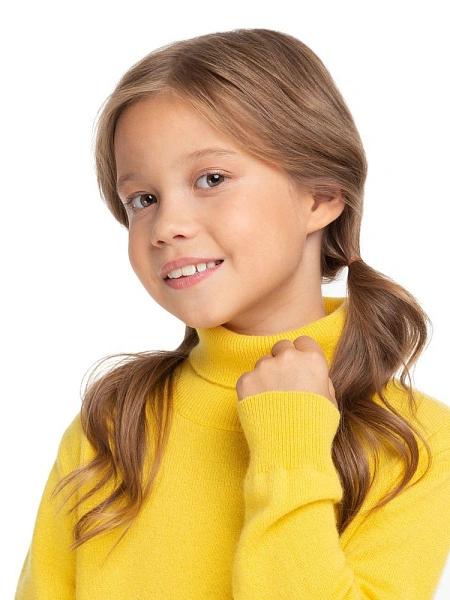 Свитер Cashmere детский с высоким воротом, фото 5