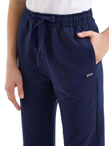 Брюки-джоггеры подростковые серии Cotton, цвет темно-синий, фото 3