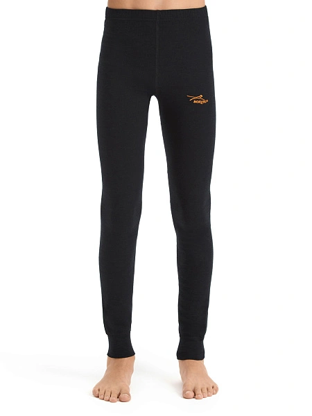 Термобелье кальсоны для мальчиков-подростков серии ACTIVE KIDS, цвет черный, фото 1