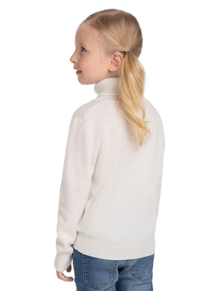 Свитер Cashmere детский с высоким воротом, фото 4