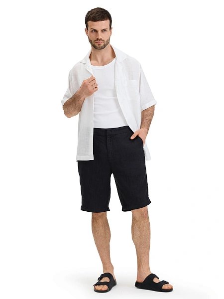 Шорты мужские casual, цвет черный, фото 1
