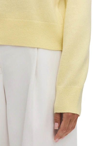 Кардиган на пуговицах, цвет сливочный, фото 5