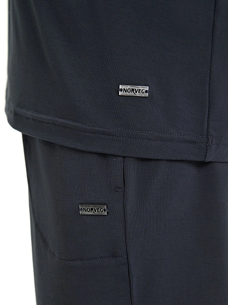 Лонгслив Bamboo для мальчика, цвет темно-серый, фото 5