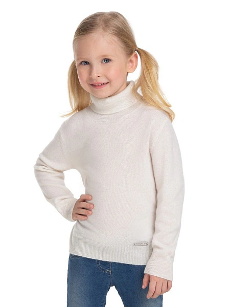 Свитер Cashmere детский с высоким воротом, фото 3