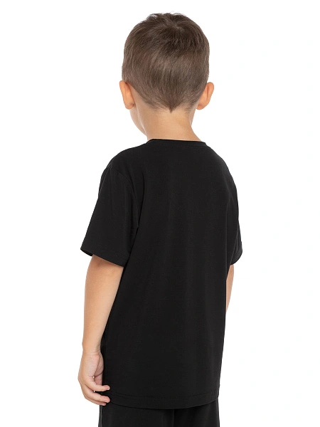 Футболка серии Bamboo для мальчика, цвет черный, фото 4