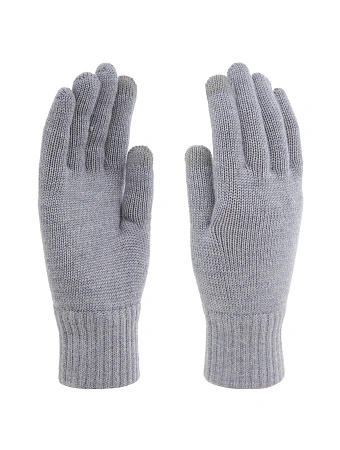 Перчатки детские Merino TEC Touch Screen, цвет серый меланж, фото 1