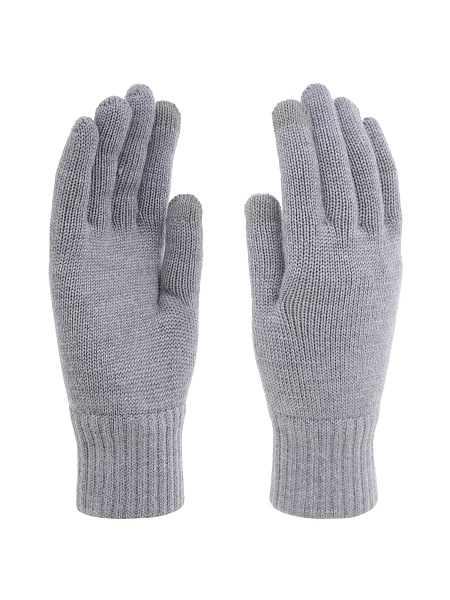 Перчатки детские Merino TEC Touch Screen, цвет серый меланж, фото 1