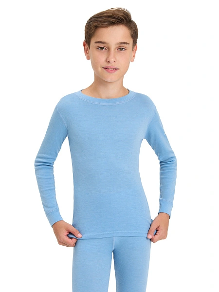 SOFT Комплект термобелья для мальчиков-подростков, цвет голубой пепельный, фото 3