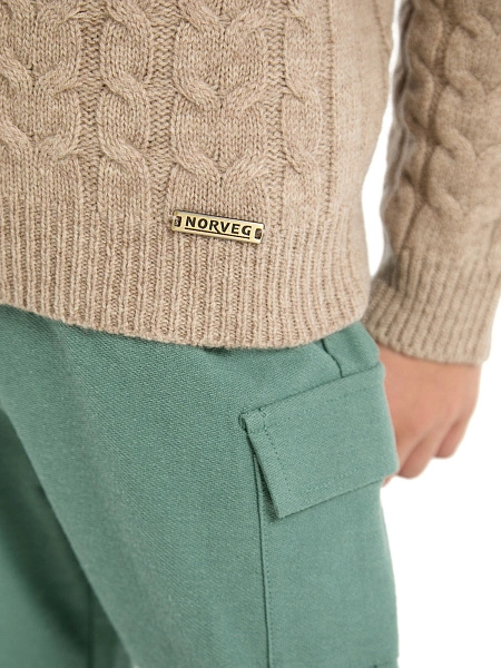 Кофта на молнии Super Fine Merino Wool, фото 4