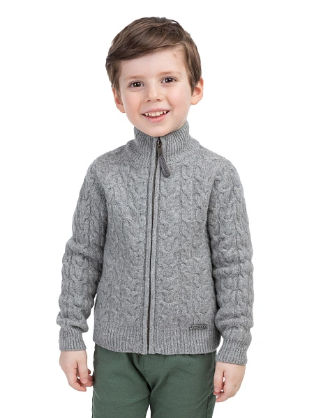 Кофта на молнии Super Fine Merino Wool, фото 1