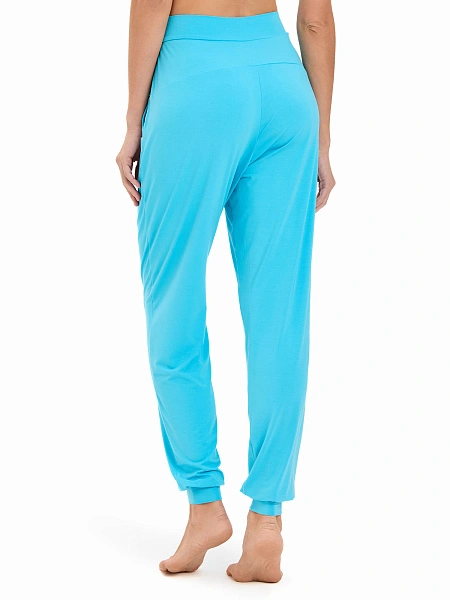 Джоггеры женские серии Bamboo, цвет бирюзовый, фото 4