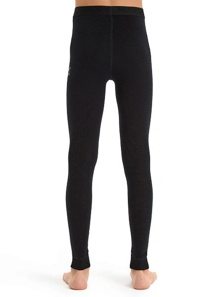 Термобелье кальсоны для мальчиков-подростков серии SOFT. Знак Woolmark, цвет черный, фото 2