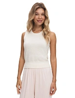 Топ трикотажный Молочный