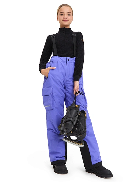 Термобелье фуфайка для девочек - подростков серии "-60°C", цвет антрацит, фото 6