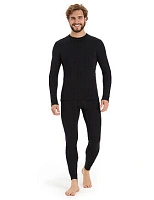 Комплект термобелья мужской Island Cup для охоты, рыбалки и активного отдыха Черный