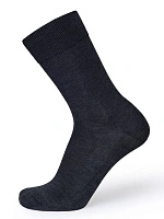 Носки женские из шерсти мериноса серии MERINO WOOL Темно-серый меланж