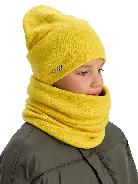 Комплект шапка и снуд из 100% шерсти мериносов, фото 6