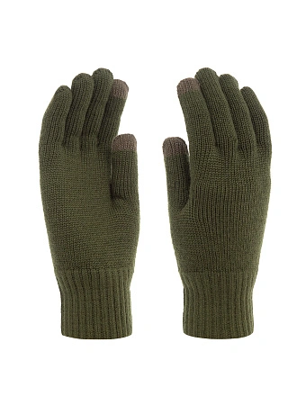 Перчатки Merino TEC Touch Screen, цвет олива, фото 1