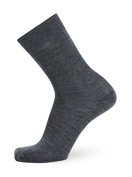 Носки женские из шерсти мериноса серии MERINO WOOL, цвет антрацит, фото 1