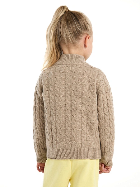 Кофта на молнии Super Fine Merino Wool для девочек, фото 2