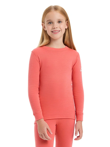 SOFT Комплект термобелья для девочек, цвет коралловый, фото 5