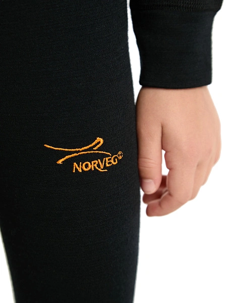 Термофутболка детская для девочек с длинным рукавом серии ACTIVE KIDS, двухслойное термобелье, фото 5
