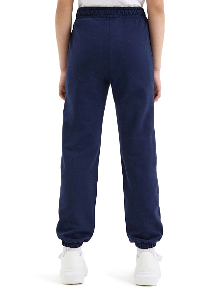 Брюки-джоггеры детские для мальчиков серии Cotton, цвет темно-синий, фото 4