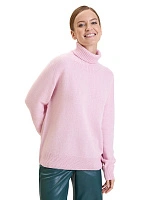 Свитер женский Cashmere&Merino blend oversize Светло-розовый