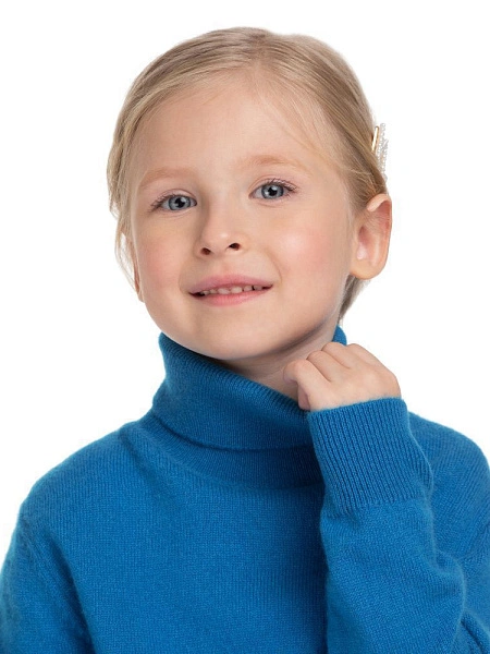 Свитер Cashmere детский с высоким воротом, фото 5