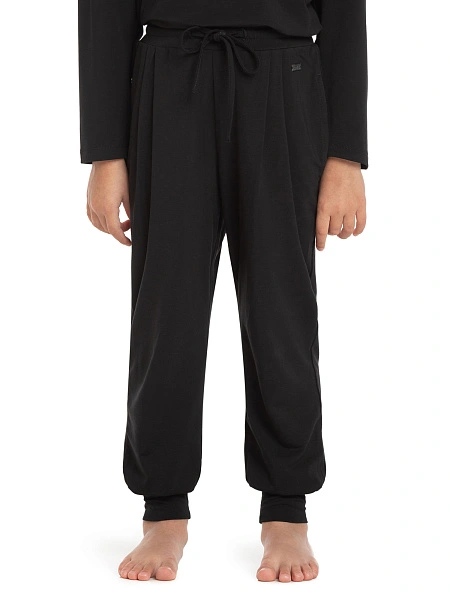 Джоггеры серии Bamboo для девочки-подростка, цвет черный, фото 2