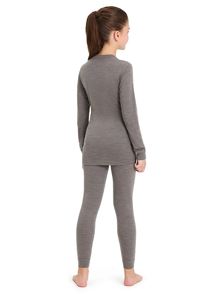 SOFT Комплект термобелья для девочек-подростков, цвет серо-бежевый, фото 3