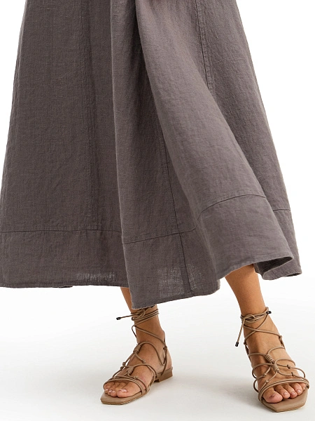 LINEN Платье женское, цвет серый, фото 6