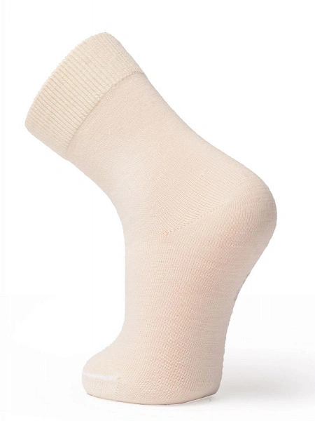 Термоноски детские шерстяные серии MERINO WOOL, цвет белый, фото 2