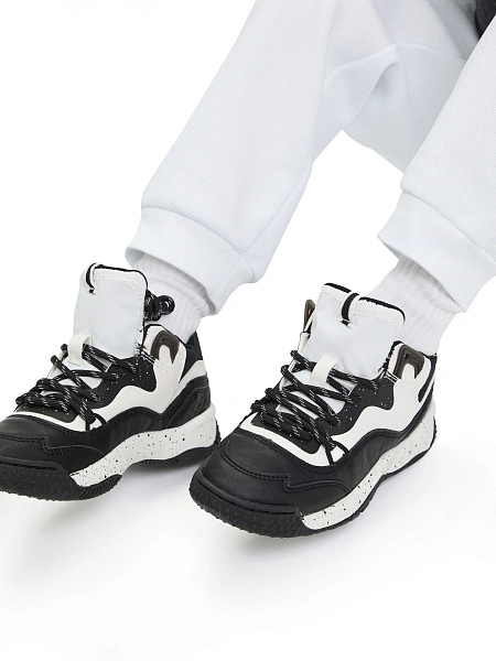 Джоггеры детские для мальчиков ORGANOMICA Cotton, цвет белый, фото 5