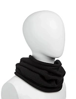 Теплый снуд из шерсти мериносов Черный