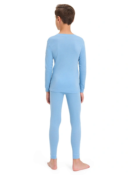SOFT Комплект термобелья для мальчиков-подростков, цвет голубой пепельный, фото 2