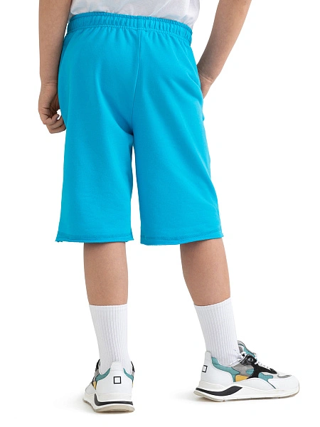 Шорты детские для мальчика Cotton, цвет бирюзовый, фото 4