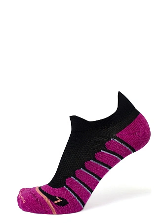 Носки женские ORGANOMICA Sport, цвет черно-розовый, фото 1
