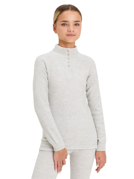 Термобелье фуфайка для девочек - подростков серии "-60°C", цвет жемчуг, фото 1