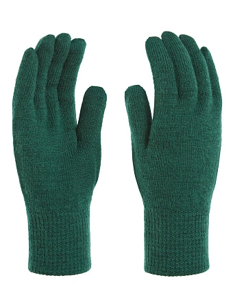 Перчатки Merino TEC Touch Screen мужские, цвет темно-зеленый, фото 1